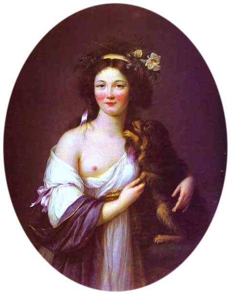 elisabeth vigee-lebrun Portrait of Mme D'Aguesseau